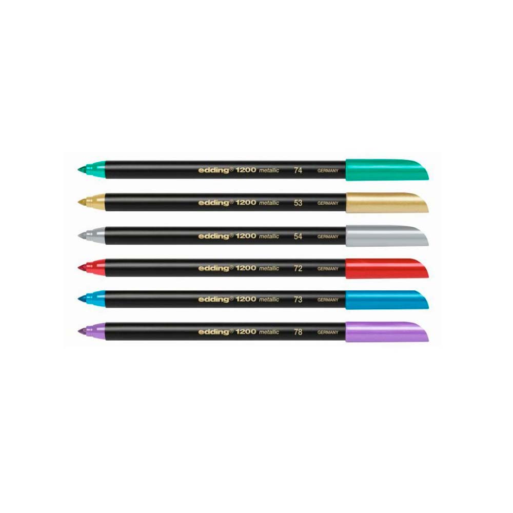 Rotulador fibra 1200 Metallic Expositor 50 - Imagen 2